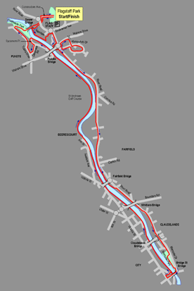 Half Marathon Course Map